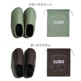 スブ サンダル レディース メンズ SUBU PERMANENT ブラック 冬用サンダル ルームシューズ 外履き 2026 秋冬 スリッポン 履きやすい 痛くない 撥水 防寒 ダウンサンダル 正規販売店