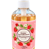 EVERY NATURE DAYS イチゴシャンプー トリートメント セット 国産いちご果汁を配合 生しぼりの海老名いちご果汁〈保湿作用〉を配合。 自然の恵みで髪をうるおいで満たします。