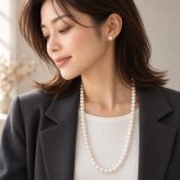 パール ネックレス ピアス セット セミロング イヤリング 貝パール 10mm80cm ホワイト シルバーブラック カジュアル プレゼント ギフト 誕生日プレゼント おしゃれ 上品 大人 普段使い お呼ばれ 二次会 パーティー 結婚式 真珠 40代 50代 60代 母 妻 祖母 彼女 女性 アレンジ 重ね付け 2連 クリスマスプレゼント クリスマス お歳暮 フォーマル 七五三 おすすめ レディース