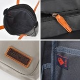 トートバッグ BERMAS バーマス 豊岡鞄 ビジネスバッグ 日本製 メンズ レディース A4 PC収納 13インチ ファスナー付き 横型 帆布 PVC加工 通勤 通学 おしゃれ シンプル 丈夫 肩掛け 牛革 PCポケット 大容量 経年変化 旅行 COMMUTE2 60605 保証書付き ブラック ライトグレー