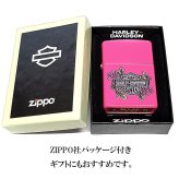 ZIPPO ハーレーダビッドソン ジッポライター バラ マットピンク HARLEY-DAVIDSON ロゴ ROSE ギフト プレゼント かっこいい メンズ レディース 薔薇