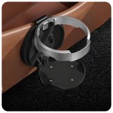 【2個セット】車用 ドリンクホルダー 折りたたみ式 カップホルダー 車載ドリンクホルダー 背面クリップ 車内収納 コンパクト 省スペース 小型 すっきり収納 簡単取付 レザー調 車内アクセサリー