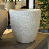植木鉢 おしゃれ 大型 軽量 20号 17号 13号 鉢カバー KONTON コントン コーテス ラウンド 丸型 屋外 高級 北欧 モダン ナチュラル 観葉植物用 サボテン シンボルツリー 特大 玄関 ベランダ テラス インテリア プランター 深型 セメント テラゾ グレー