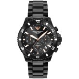 エンポリオアルマーニ EMPORIO ARMANI 腕時計 メンズ ソーラー クロノグラフ セラミック AR70022【2026 新作】