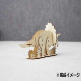 ペンスタンド トリケラトプス 恐竜 雑貨 置物 木製 おしゃれ デスク 収納 文房具 インテリア 飾り 子供部屋 男の子 女の子 誕生日 プレゼント ギフト 贈り物 組み立て 工作 セトクラフト