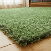 韓国ラグ 韓国風ラグ ラグ 芝生風ラグ 人工芝ラグ 95×150cm おしゃれ 北欧 グリーン カーペット ラグマット オールシーズン ふわふわ シャギー リアル人工芝 芝生マット 室内 屋内 子供部屋 リビング 韓国インテリア 防音 床暖房対応