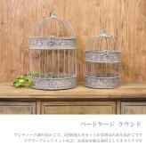 鳥かご バードケージ ラウンド NBC302RD 秋月貿易 かご 籠 カゴ 送料無料 2個セット 展示用 インテリア 飾り ディスプレイ アンティーク調 フローリスト