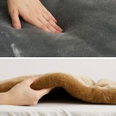 国産 アクリル毛布 綿入り毛布 約140×200cm シングル S 洗える 静電気防止 わた入り ふっくら なめらか 日本製