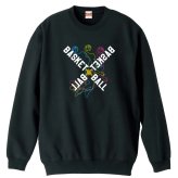 バスケ トレーナー スウェット メンズ レディース ジュニア 裏パイル 練習着 おもしろ 名入れ おしゃれ 文字入れ無料 綿100% キッズ 大きいサイズ 「ネオンスタイルのクロスBASKETBALL」 アートワークスコウベ 【送料無料】