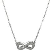 スワロフスキー swarovski ネックレス Hyperbola パヴェ インフィニティ 5687265 ハイパーボラ ペンダント アクセサリー レディース シルバー+ホワイト 海外正規品