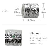 ハワイアンジュエリー ピアス 金属アレルギー対応 純チタンポスト シルバー925 スクロール チャーム フープピアス クロッシングピアス 20G(ゲージ) 幅20mm レディース 誕生日 プレゼント ハロウィン 【品番：HE-SP3263】