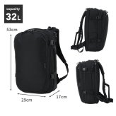 リュック Columbia コロンビア メンズ レディース PU7262 タイガーブルック 32L 大容量 機内持ち込みサイズ トラベルバックパック A4 B4 PC パソコン 15インチ 入る 旅行 1泊 2泊 アウトドア ブランド スーツケースのように開く リュックサック 撥水 丈夫 大きめ 黒 ブラック