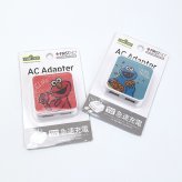 セサミストリート エルモ USB2ポート ACアダプタ 充電器 スマホ用品