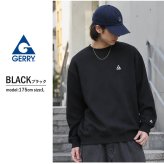 【予約】GERRY ジェリー スウェット トレーナー メンズ レディース gea-m0032 裏起毛 バックプリント 長袖 刺繍 クルーネック 防寒 ビッグシルエット オーバーサイズ アメカジ アウトドア ストリート カジュアル M L LL 2026FW Karlas 別注