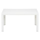 ステラ テーブル 80×140 ブラック(11238) ブラック・ホワイト 2色展開 ガーデンテーブル 屋外 庭 ベランダ テラス アウトドア おしゃれ シンプル 新生活 家具 インテリア 不二貿易