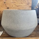 鉢カバー おしゃれ 大型 軽量 17号 12号 丸型 平鉢 KONTON コントン パボ ジャー ロー L Mサイズ 高級 北欧 モダン ナチュラル 室内 屋内 観葉植物用 多肉植物 サボテン 特大 底穴なし 玄関 リビング プランター 浅型 オフホワイト ブラウン グレー