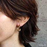 ステンレス ハート フープピアス 2カラー レディース ピアス ぷっくり ハート 揺れる ドロップ モチーフ シルバー ゴールド 女性用 大人 可愛い きれいめ おしゃれ 耳飾り ジュエリー アクセサリー 両耳用2点セット
