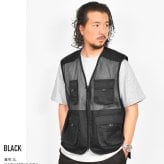 メッシュベスト 夏用 メンズ レディース 男女兼用 ベスト フィッシングベスト 6628 春夏 おしゃれ 作業着 多ポケット 大きいサイズ 吸汗速乾 通気性 涼しい 薄生地 軽量 カジメイク M L LL 3L 釣り ガーデニング アウトドア キャンプ 作業用 ブラック ネイビー