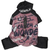 ジウォーク GEWALK ストリート ドリズル サーマル オーバーオール 犬服 BM ピンク