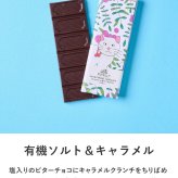 第3世界ショップ Artisan 板チョコ mnr-0748 チョコレートオーガニック フェアトレード/かわいい/おしゃれ 人気/ミルク ヘーゼルナッツ ソルト キャラメル ラズベリー/パッケージ/アート/バレンタイン プチギフト プレゼント/お菓子/有機JAS認証/