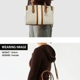 マイケルコース トートバッグ レディース ブランド MICHAEL KORS ベッカ 2WAY 30R6GQ6S2B-149 VANILLA ACRN
