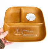 ディズニー プー スクエアワンプレートＬ ふんわりプー プレート お皿 食器 Disney ブラウン グッズ 日本製  (MCOR)