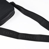 高品質ヨーロッパ輸入モデル トミーヒルフィガー TOMMY HILFIGER ショルダーバッグ REPREVE MINI REPORTER メンズ ブラック AM0AM14448 BDS BLACK 送別会 誕生日 結婚祝い 結婚式 彼氏 息子 夫 男性 名刺入れ 高級 父の日 母の日 即日発送