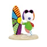ロメロ ブリット Romero Britto ピーナッツ ブリット Peanuts Britto ジョー・クール サーフ 置物 フィギュア 人形 6019027 スヌーピー インテリア