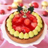 ＼早割！／ クリスマスケーキ クリスマスプレゼント 予約 2026 苺 チーズ タルト チーズタルト チーズケーキ ピスタチオ 黄緑 甘酸っぱい オリジナル ストロベリー コンポート 4号2～3人 スイーツ お菓子 洋菓子 可愛い かわいい おしゃれ おいもや
