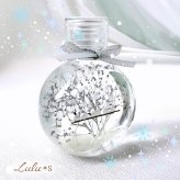 【冬の森】シマエナガ ハーバリウム 150ml | 6羽 仲良し 家族 | プリザーブドフラワー インテリア 雑貨 | 誕生日 プレゼント 女性 鳥好き | Lulu's ルルズ