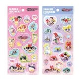 パワーパフガールズ シェイカーシール ステッカーズ グラデ 文具 パワパフ