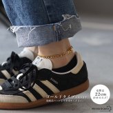 ステンレス チェーンアンクレット フィガロチェーンアンクレット ゴールド シルバー 18KGP シンプルアンクレット 足輪 足首 金属アレルギー対応