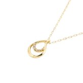 【無料ラッピング】  ヨンドシー 4℃ EAU DOUCE４℃ K18イエローゴールド ネックレス ダイヤモンド ブランド 正規品 新品 ギフト プレゼント 人気 おすすめ 誕生日 記念日 クリスマス 送料無料