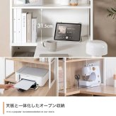 収納付きＬ字型デスク　幅１２０ｃｍタイプ　パソコンデスク　デスク　Ｌ字　机　ワークデスク　ＰＣデスク　オフィスデスク　勉強机