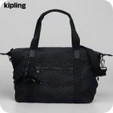 キプリング ボストンバッグ レディース ブランド Kipling アート 2WAY K21091-K59 Signature Emb 黒