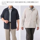 JACK BROWN ジャックブラウン サッカー生地 軽量 ジャケット[メンズ アウター メンズジャケット サマージャケット 春夏アウター カジュアルジャケット シニアファッション 春ジャケット 羽織り メンズファッション]