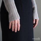 シルバー925 チェーンリング オープンリング 細身 ノットリング ゴールド シルバー オーバル 指輪 レディース 女性 金属アレルギー対応