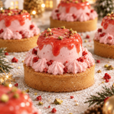 《クリスマス限定2026ver.》ミニいちごムースタルト_ヴィーガン＆グルテンフリー