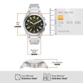 フォッシル FOSSIL 腕時計 メンズ EVERETT クロノグラフ アナログ ステンレススチールウォッチ FS6183【2026 新作】
