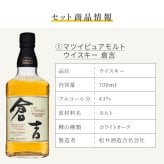 倉吉 700ml 名入れ ウイスキー お酒 43度 ロックグラス セット ピュアモルト 名前入り プレゼント ギフト 面白い センス 定年退職 還暦祝い 退職祝い 男性 女性 お祝い 古希 喜寿 傘寿 米寿 卒寿 白寿 百寿 敬老の日