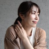 ステンレス ゆがみリング 18KGP レディース 指輪 ゴールド 印台リング ボリュームリング ドームリング ニュアンスリング オーガニックリング 幅広リング ゆがみデザイン 歪みリング 金属アレルギー対応 大ぶり おしゃれ 韓国アクセサリー トレンド