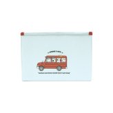 スヌーピー フタ付き折りたたみ収納ＢＯＸ(きょうだいたち) Preppystyle schoolbus SNOOPY