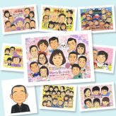 贈り物 バースデー 似顔絵 手描き 名入れ プレゼント ギフト 誕生日 お祝い 記念日 バースデー 大人数 子供 パートナー 家族 友達 修正無料 下書き確認 名入れ そっくり 実績多数 喜ばれる かわいい 記念 バースデー サプライズ 思い出 オーダーメイド 色紙 還暦祝い 白寿祝い 大量注文 初任給 快気祝い 喜寿祝い 二次会 バレンタインデー メモリアル