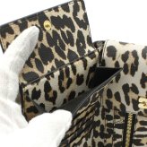 ガニー GANNI 財布 小銭入れ付き 二つ折り財布 B3010041-859 Bou Travel Wallet レディース アーモンドミルク（レオパード）海外正規品