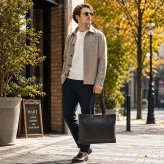 SOLATINA トートバッグ 大容量 肩掛け かばん ビジネスバッグ ビジネス 通勤 普段使い 使いやすい シンプル 牛革 メンズ ギフト プレゼント ブラック sbi-00019