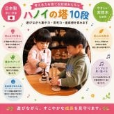 [日本製安心おもちゃ]　数学パズル ハノイの塔10段 (ゼブラバージョン) 日本グッドトイ受賞　[送料無料] [木のおもちゃ 型はめ パズル 日本製 知育玩具 積み木 1歳 2歳 3歳 4歳 5歳 6歳 7歳 8歳 幼児子供 小学生 中学生 誕生日ギフト～出産祝い 男の子 女の子 赤ちゃん おもちゃ 誕生祝い 親子 木育 家族 かたはめ ]