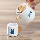 【10/6発売】積み木 ミッフィー ティーセット | 3歳 ままごと おもちゃ 子供 男の子 女の子 木のおもちゃ ミッフィー ブルーナ 出産祝い 木製玩具 知育玩具 女の子 男の子 キッズ 幼児 子ども 木製 NICHIGAN ニチガン