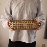 ferm LIVING ファームリビング セラミック バスケット オーバル 幅30cm 北欧雑貨 インテリア カゴ おしゃれ 小物入れ デンマーク 収納 陶器 ポットカバー 鉢カバー インテリア雑貨 北欧雑貨 キッチン 玄関 リビング