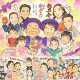 誕生日のプレゼントに、見ると笑顔になる似顔絵を贈りませんか。 喜寿祝い 贈り物 似顔絵 プレゼント 名入れ ギフト 手描き 誕生日 記念日 お祝い 敬老の日 長寿 大人数 ご両親 祖父母 家族 下書き確認 名入れ 修正無料 喜ばれる 一生もの 親孝行 宝物 77歳 喜寿祝い 傘寿 宝物 米寿祝い 感謝の品 二次会 カラフル 感謝 ウェディングギフト 傘寿祝い ブライダルギフト 長寿祝い