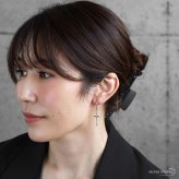 シルバー925 クロスピアス フック レディース 十字架 ロングピアス 揺れる ドロップピアス シルバーカラー アンティーク調 クール エレガント 個性的 存在感 大人 おしゃれ 女性用 耳飾り アクセサリー 人気 片耳用 1点